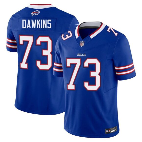 Dion Dawkins Royal Blue Stitched Jersey Vapor Can Choose Mens Youths